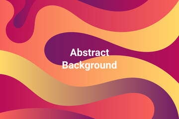 Modern abstract background with gradient color wave contour pattern. Suitable for banners, posters, covers, certificates, etc.