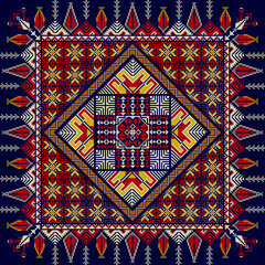 Traditional Palestinian Embroidery Pattern 25