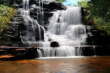 Waterfall in Carrancas, MG, Brazil
