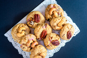 Healthy Cookies with Cashews and nuts