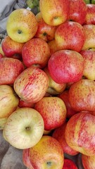 apples in a market