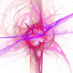 Fractal gravel. Abstract colorful picture