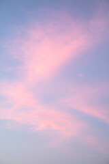 Obraz premium Photo sky rainbow tones in the evening 02