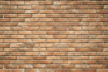 Brick wall. The background is a brown brick wall. High quality photo