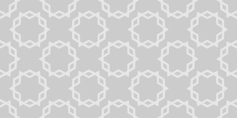 Simple background pattern with geometric elements on a gray background, tiles, wallpaper. Seamless pattern, texture. Vector image