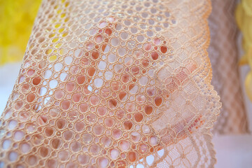 Lace fabrics in the apparel fabric market