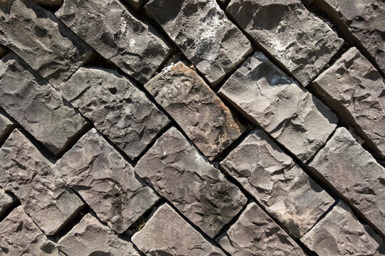 Fototapeta gray brick wall