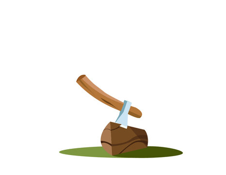 axe and stump