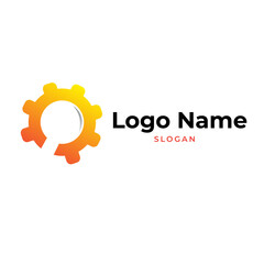 find shape engine logo design