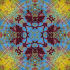 Seamless kaleidoscope or endless pattern for ceramic tile, wallpaper, linoleum, textile, web page...