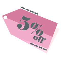 5 Percent Off Discount