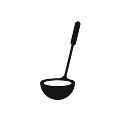 Ladle icon design isolated on white background