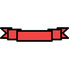 ribbon icon vector