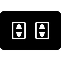socket icon vector