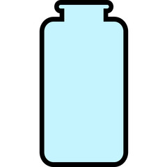 empty bottle icon vector