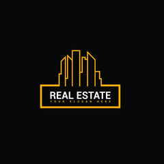 Real estate logo icon vector template