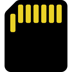 sd card icon vector