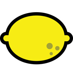 Fototapeta premium lemon icon vector