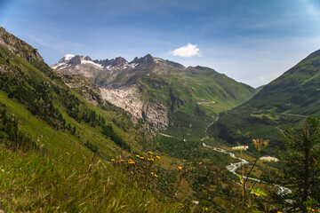 vallée de Rottengletcsh, canton du Valais, Suisse