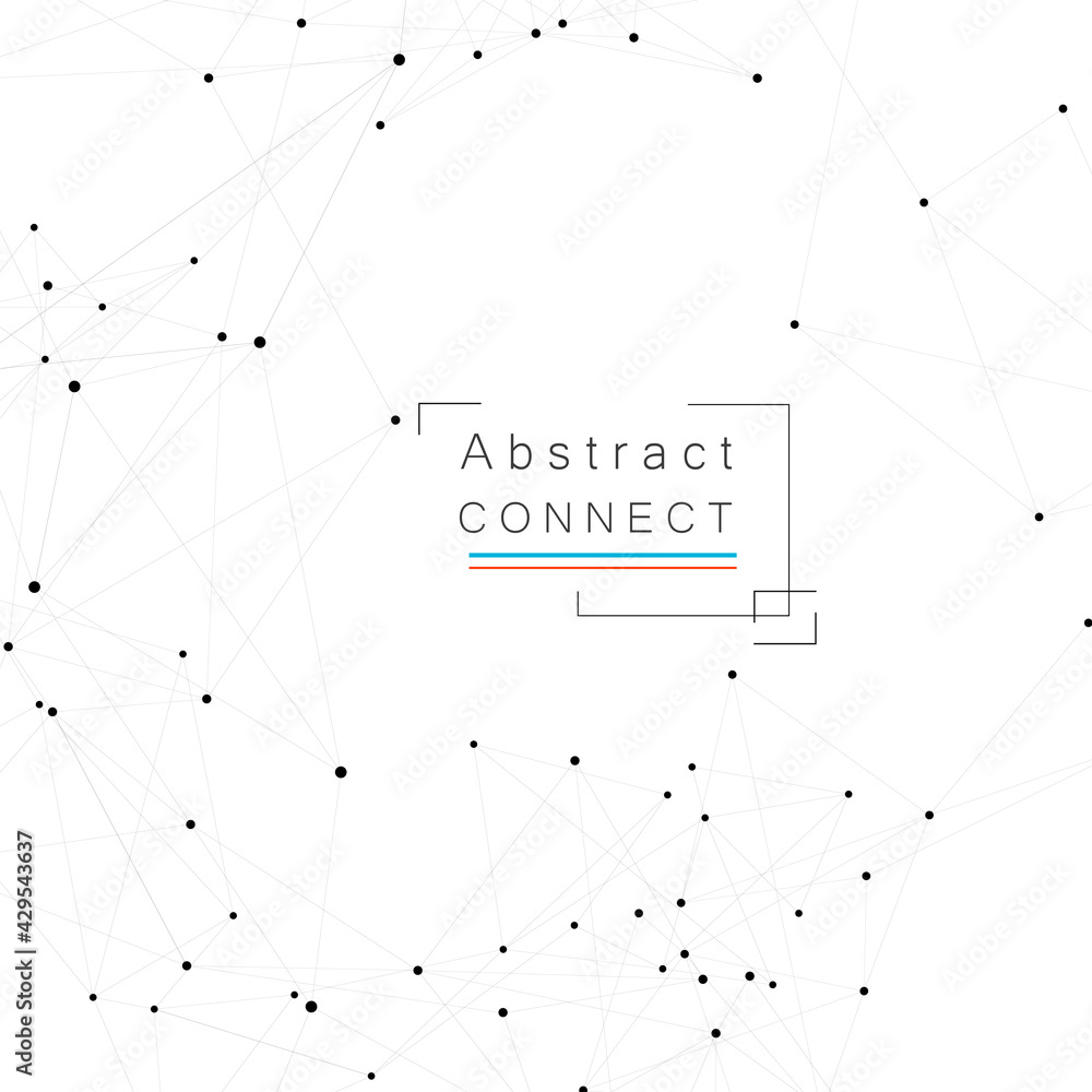 Poster pattern on light background. communication network. vector design template. future technology. digit