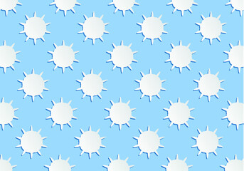 flower paper cut art pattern background