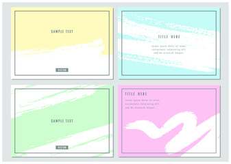 筆描きベクター素材