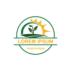 agriculture vector , farm logo vector