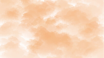 Set of orange vector watercolor backgrounds for poster, brochure or flyer, Bundle of watercolor posters, flyers or cards. Banner template.