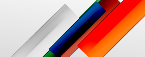 Color abstract lines trendy geometric background for business or technology presentation, internet poster or web brochure cover, wallpaper