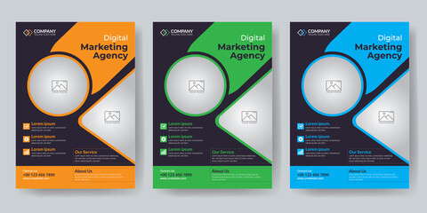 Corporate New Business Flyer Template Design Print Ready