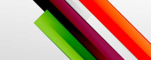 Multicolored lines background. Design template for business or technology presentations, internet posters or web brochure covers
