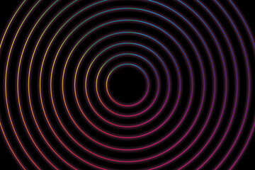 abstract rainbow background with circles