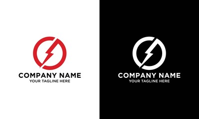 electric logo and icon vector illustration design template