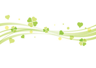 クローバーとウェーブ　緑