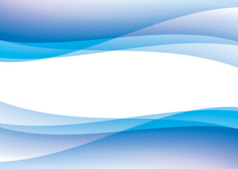 ウェーブの抽象背景　青