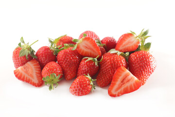 strawberry isolated on white background
