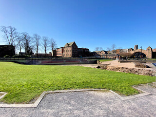 A view of the Roman Ampithetre in Chester