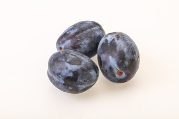Ripe sweet and tasty plum