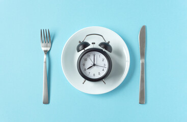 Naklejka premium Meal time, restaurant opening hours, etc. 食事の時間、飲食店の営業時間など