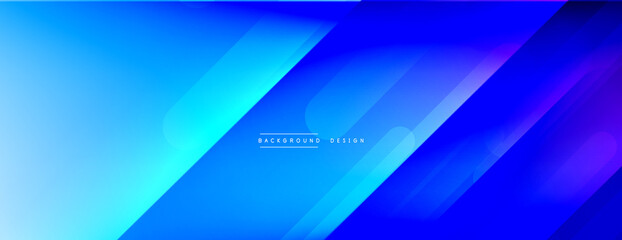 Fototapeta premium Dynamic lines abstract background. 3D shadow effects and fluid gradients. Modern overlapping forms