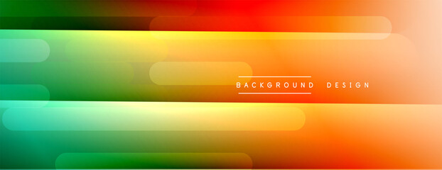 Dynamic lines abstract background. 3D shadow effects and fluid gradients. Modern overlapping forms
