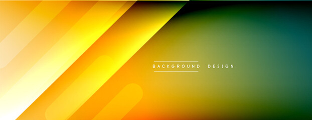 Dynamic lines abstract background. 3D shadow effects and fluid gradients. Modern overlapping forms