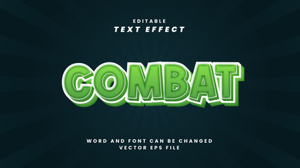 Combat editable text effect