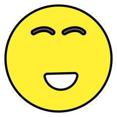 Fototapeta premium A beautiful design icon of emotion