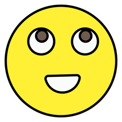 A beautiful design icon of smiley 