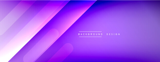 Dynamic lines abstract background. 3D shadow effects and fluid gradients. Modern overlapping forms
