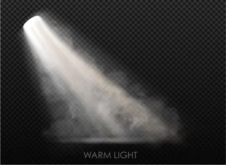 Fotobehang warm light set of bulb on a transparent background © Andrei Kukla