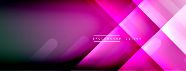 Dynamic lines abstract background. 3D shadow effects and fluid gradients. Modern overlapping forms