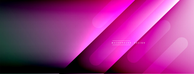 Dynamic lines abstract background. 3D shadow effects and fluid gradients. Modern overlapping forms