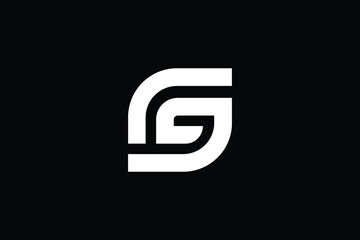 Creative Innovative Initial SG logo and GS logo. SG Letter Minimal luxury Monogram. GS Professional initial design. Premium Business typeface. Alphabet symbol and sign.